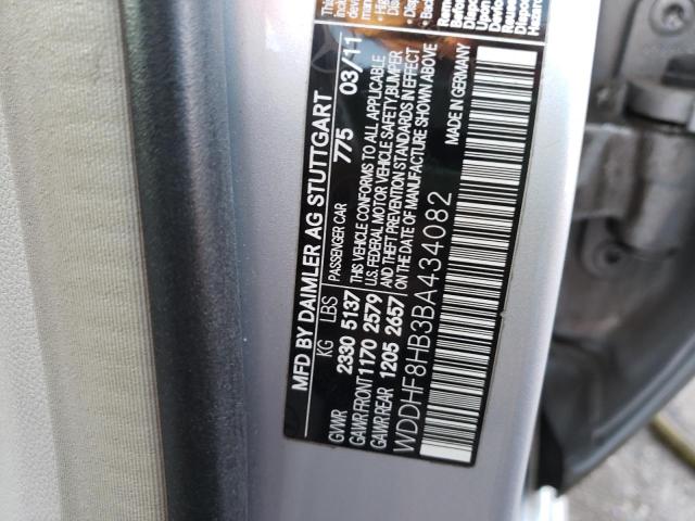 Photo 10 from auction – 2011 MERCEDES-BENZ E 350 4MAT with VIN WDDHF8HB3BA434082
