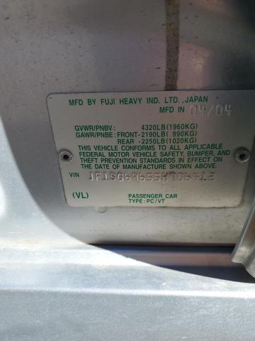Photo 10 from auction – 2005 SUBARU FORESTER 2 with VIN JF1SG69655H706412