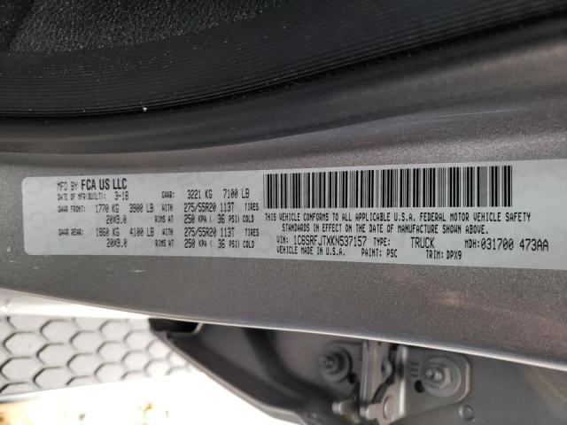 Photo 10 from auction – 2019 RAM 1500 LARAM with VIN 1C6SRFJTXKN537157