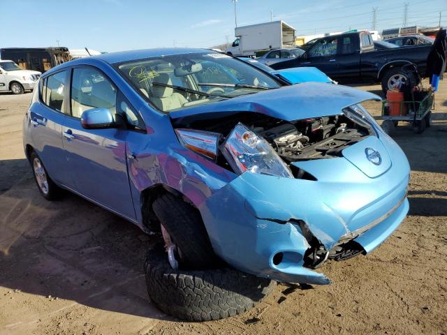 NISSAN LEAF SV 2012 with VIN JN1AZ0CP3CT024348 - Photo from auction