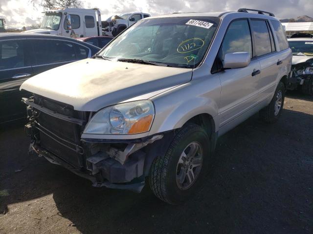 Photo 2 from auction – 2005 HONDA PILOT EXL with VIN 2HKYF18565H549140