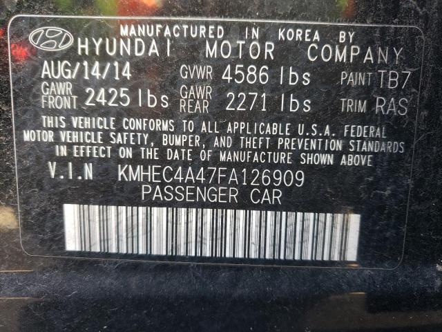 Photo 10 from auction – 2015 HYUNDAI SONATA HYB with VIN KMHEC4A47FA126909