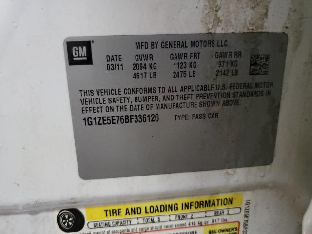 Photo 10 from auction – 2011 CHEVROLET MALIBU LTZ with VIN 1G1ZE5E76BF336126