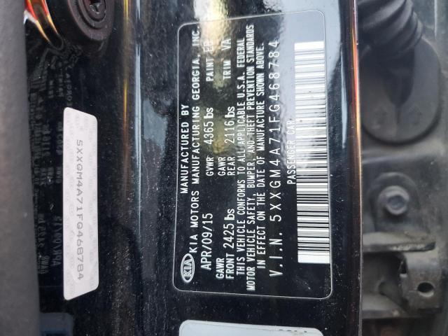 Photo 10 from auction – 2015 KIA OPTIMA LX with VIN 5XXGM4A71FG468784