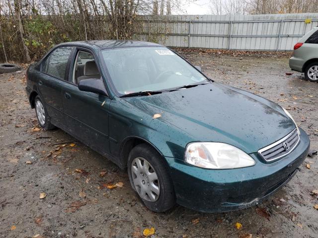 Photo 1 from auction – 2000 HONDA CIVIC BASE with VIN 2HGEJ6617YH550598