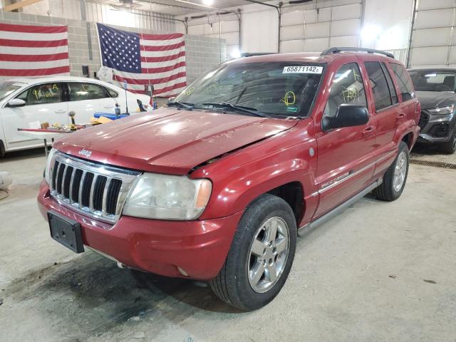 Photo 2 from auction – 2004 JEEP GRAND CHER with VIN 1J8GW68J34C351852