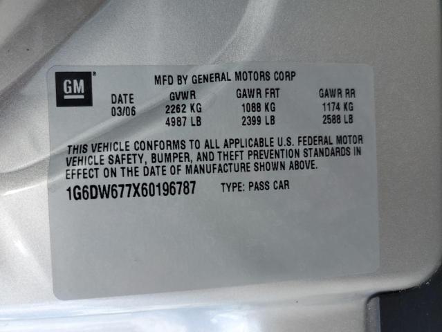 Photo 10 from auction – 2006 CADILLAC STS with VIN 1G6DW677X60196787