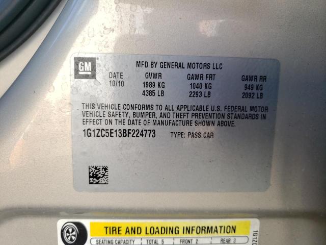 Photo 10 from auction – 2011 CHEVROLET MALIBU 1LT with VIN 1G1ZC5E13BF224773