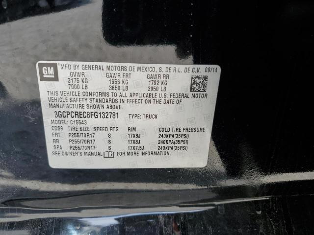 Photo 10 from auction – 2015 CHEVROLET SILVERADO with VIN 3GCPCREC8FG132781