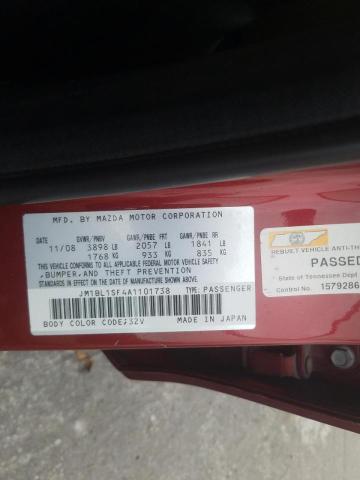 Photo 10 from auction – 2010 MAZDA 3 I with VIN JM1BL1SF4A1101738