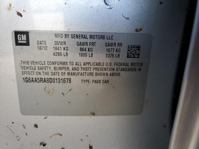 Photo 10 from auction – 2013 CADILLAC ATS with VIN 1G6AA5RA8D0131678
