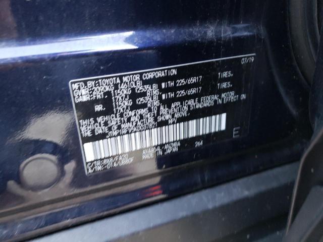 Photo 10 from auction – 2019 TOYOTA RAV4 XLE with VIN JTMP1RFV5KD037821