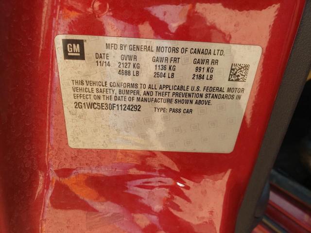 Photo 10 from auction – 2015 CHEVROLET IMPALA LIM with VIN 2G1WC5E30F1124292