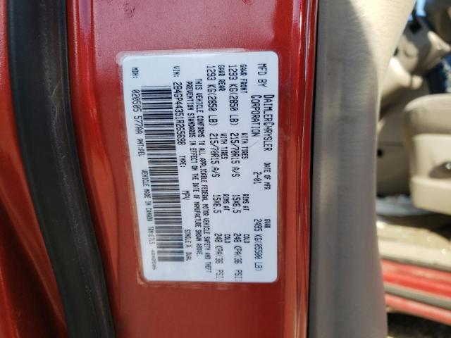 Photo 10 from auction – 2001 DODGE GRAND CARA with VIN 2B4GP44351R265698