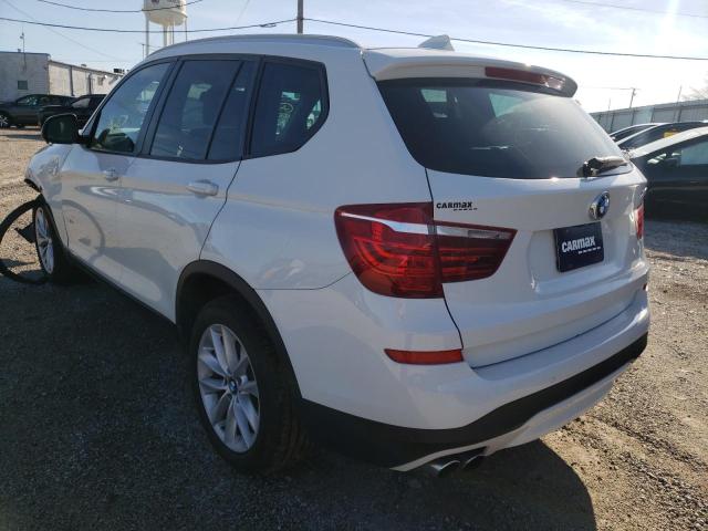 Photo 3 from auction – 2017 BMW X3 XDRIVE2 with VIN 5UXWX9C39H0W69698
