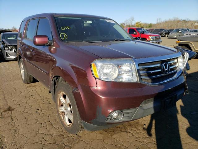 HONDA PILOT EXLN 2013 with VIN 5FNYF4H76DB019752 - Photo from auction