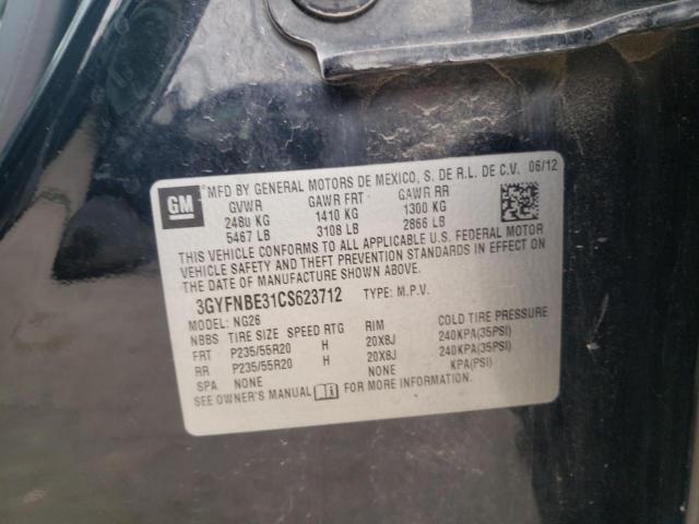 Photo 10 from auction – 2012 CADILLAC SRX PERFOR with VIN 3GYFNBE31CS623712