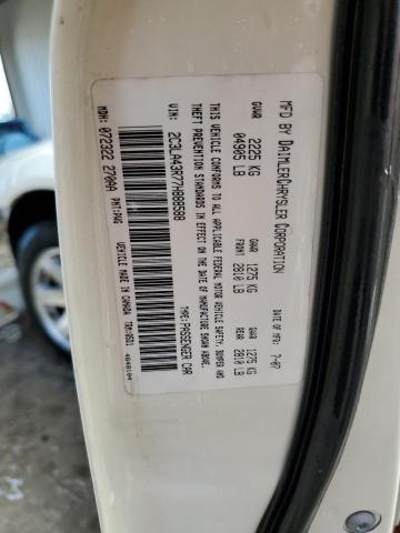 Photo 10 from auction – 2007 CHRYSLER 300 with VIN 2C3LA43R77H888588