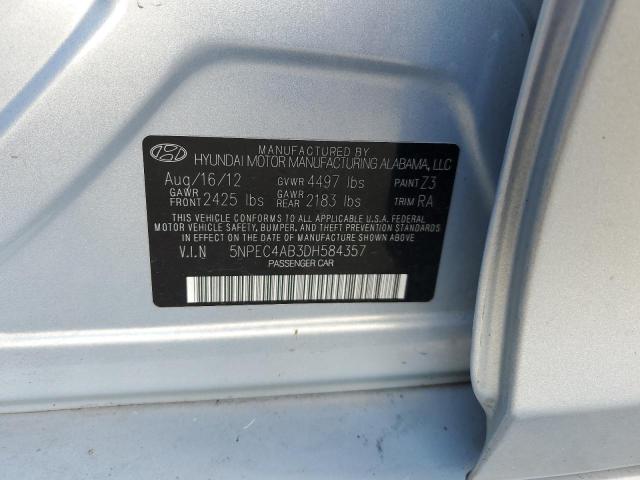Photo 10 from auction – 2013 HYUNDAI SONATA SE with VIN 5NPEC4AB3DH584357
