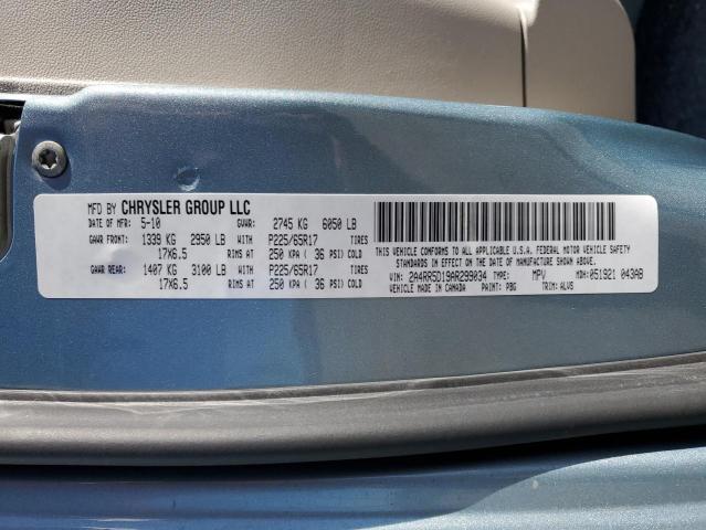 Photo 10 from auction – 2010 CHRYSLER TOWN & CNT with VIN 2A4RR5D19AR299034