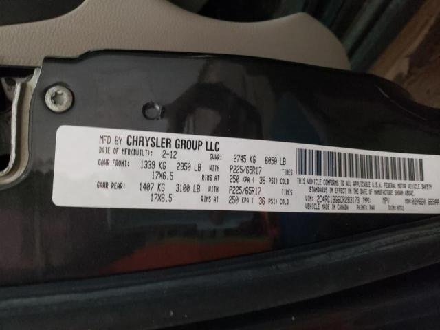 Photo 10 from auction – 2012 CHRYSLER TOWN & COU with VIN 2C4RC1BG6CR283173