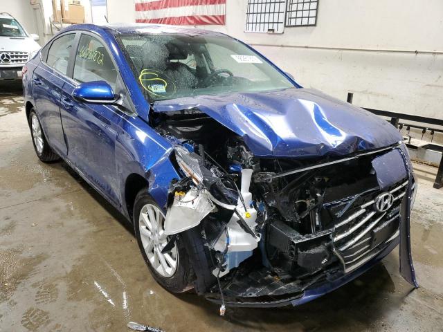 HYUNDAI ACCENT SE 2022 with VIN 3KPC24A64NE178087 - Photo from auction