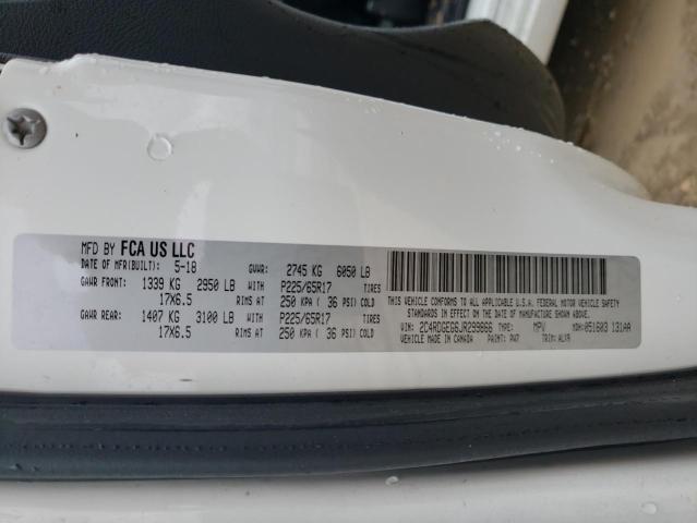 Photo 10 from auction – 2018 DODGE GRAND CARA with VIN 2C4RDGEG6JR299866