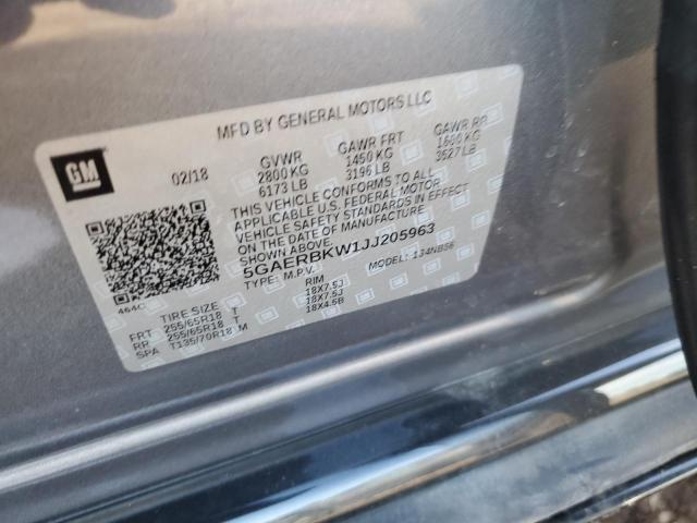 Photo 10 from auction – 2018 BUICK ENCLAVE ES with VIN 5GAERBKW1JJ205963
