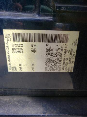 Photo 10 from auction – 2010 NISSAN ALTIMA BAS with VIN 1N4AL2AP8AN456647