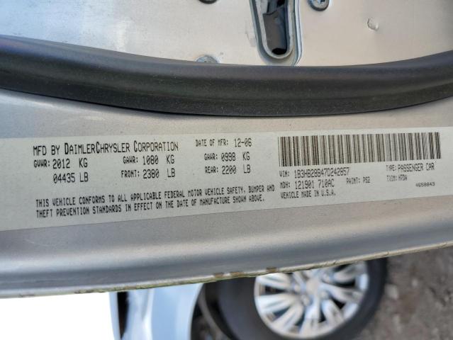 Photo 10 from auction – 2007 DODGE CALIBER with VIN 1B3HB28B47D242857