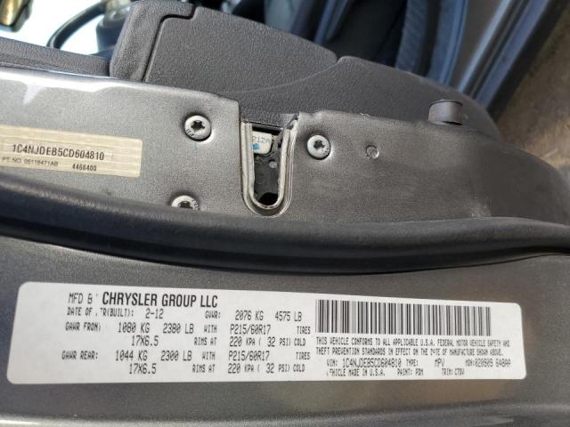 Photo 10 from auction – 2012 JEEP COMPASS LA with VIN 1C4NJDEB5CD604810