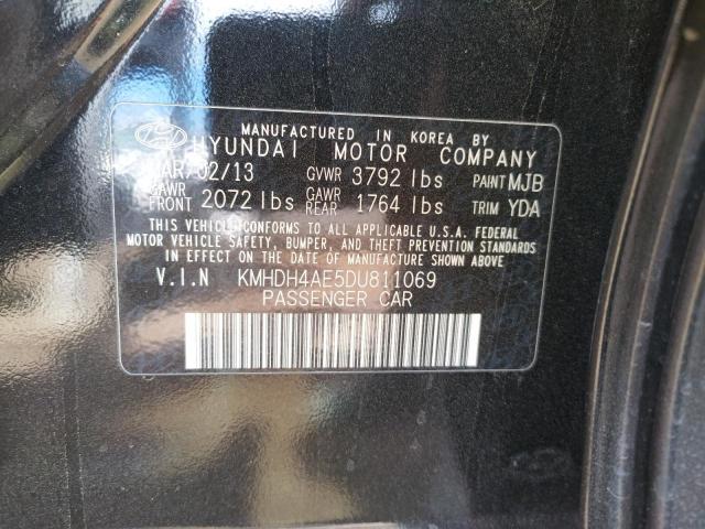 Photo 10 from auction – 2013 HYUNDAI ELANTRA GL with VIN KMHDH4AE5DU811069