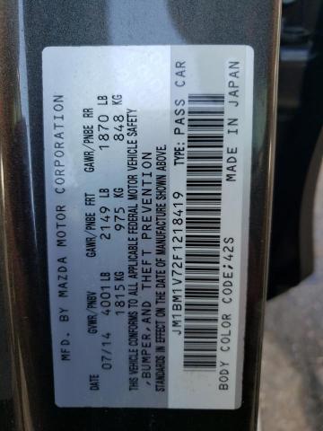 Photo 10 from auction – 2015 MAZDA 3 TOURING with VIN JM1BM1V72F1218419