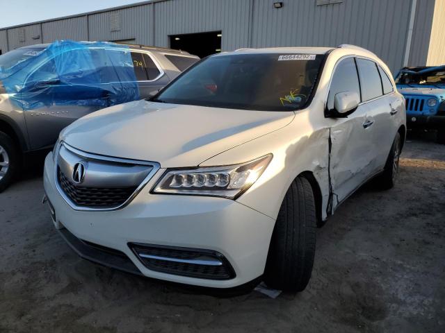 Photo 2 from auction – 2016 ACURA MDX TECHNO with VIN 5FRYD4H62GB038802