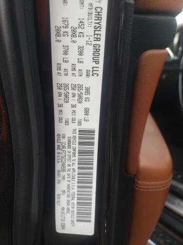 Photo 10 from auction – 2012 JEEP GRAND CHER with VIN 1C4RJFCT5CC240595