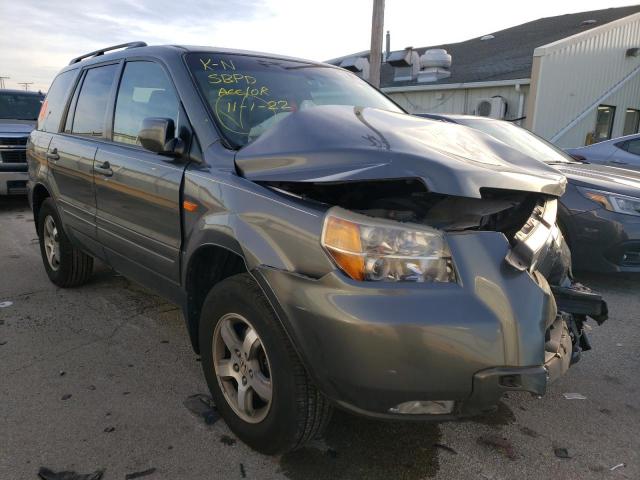 HONDA PILOT EXL 2008 with VIN 5FNYF18668B027443 - Photo from auction