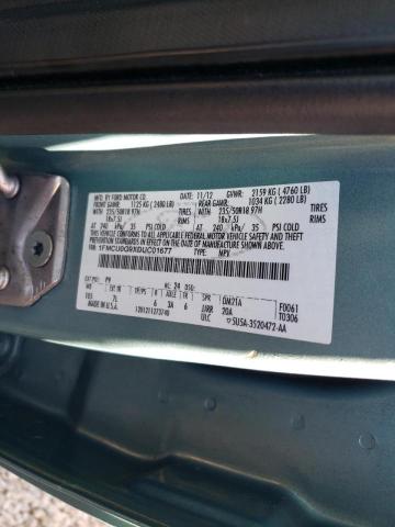 Photo 10 from auction – 2013 FORD ESCAPE SE with VIN 1FMCU0G9XDUC01677