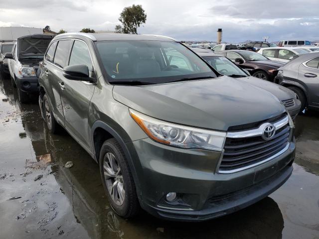 TOYOTA HIGHLANDER 2015 with VIN 5TDKKRFH6FS104776 - Photo from auction