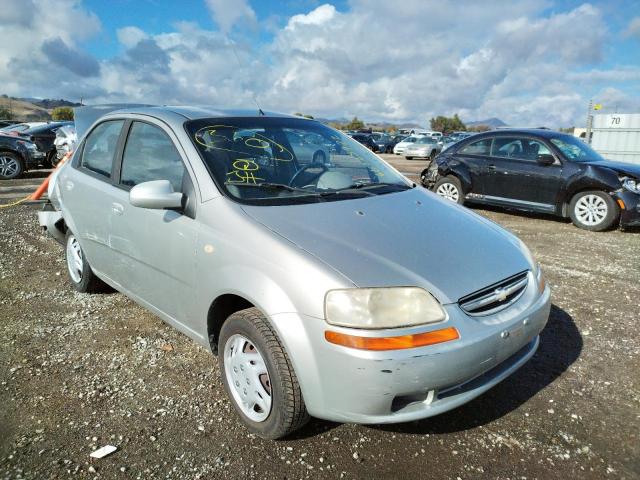 CHEVROLET AVEO BASE 2005 with VIN KL1TD52665B326193 - Photo from auction
