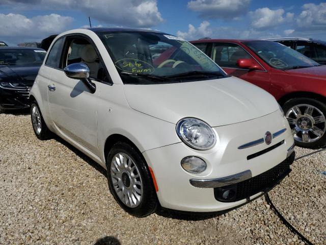 FIAT 500 LOUNGE 2014 with VIN 3C3CFFCR6ET174193 - Photo from auction