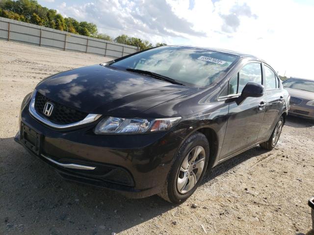 Photo 2 from auction – 2013 HONDA CIVIC LX with VIN 2HGFB2F56DH555332