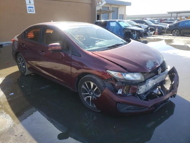 HONDA CIVIC EX 2015 with VIN 2HGFB2F82FH530554 - Photo from auction