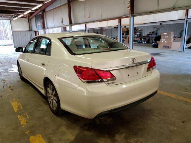 Photo 3 from auction – 2012 TOYOTA AVALON BAS with VIN 4T1BK3DB4CU445124