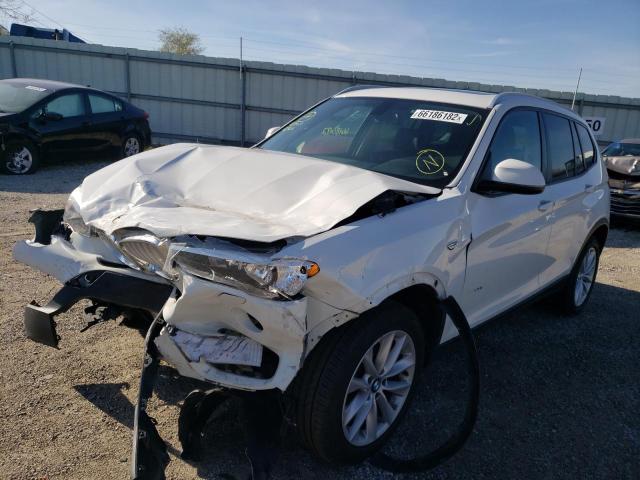 Photo 2 from auction – 2017 BMW X3 XDRIVE2 with VIN 5UXWX9C39H0W69698
