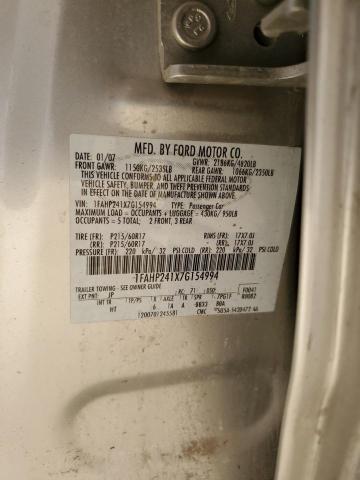 Photo 10 from auction – 2007 FORD FIVE HUNDR with VIN 1FAHP241X7G154994