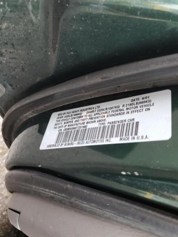 Photo 10 from auction – 2002 SUBARU LEGACY L with VIN 4S3BE635627201982