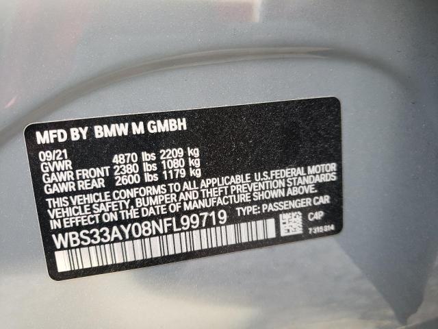 صورة رقم 10 من المزاد - 2022 BMW M3 COMPETI مع VIN WBS33AY08NFL99719