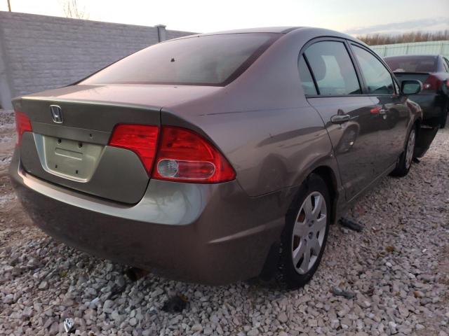 Photo 4 from auction – 2008 HONDA CIVIC LX with VIN 2HGFA16538H338386