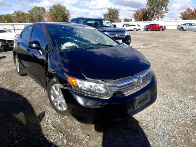 HONDA CIVIC LX 2012 with VIN 2HGFB2F58CH302107 - Photo from auction