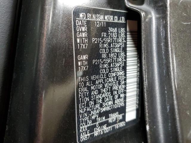 Photo 10 from auction – 2012 NISSAN JUKE S with VIN JN8AF5MR8CT107295